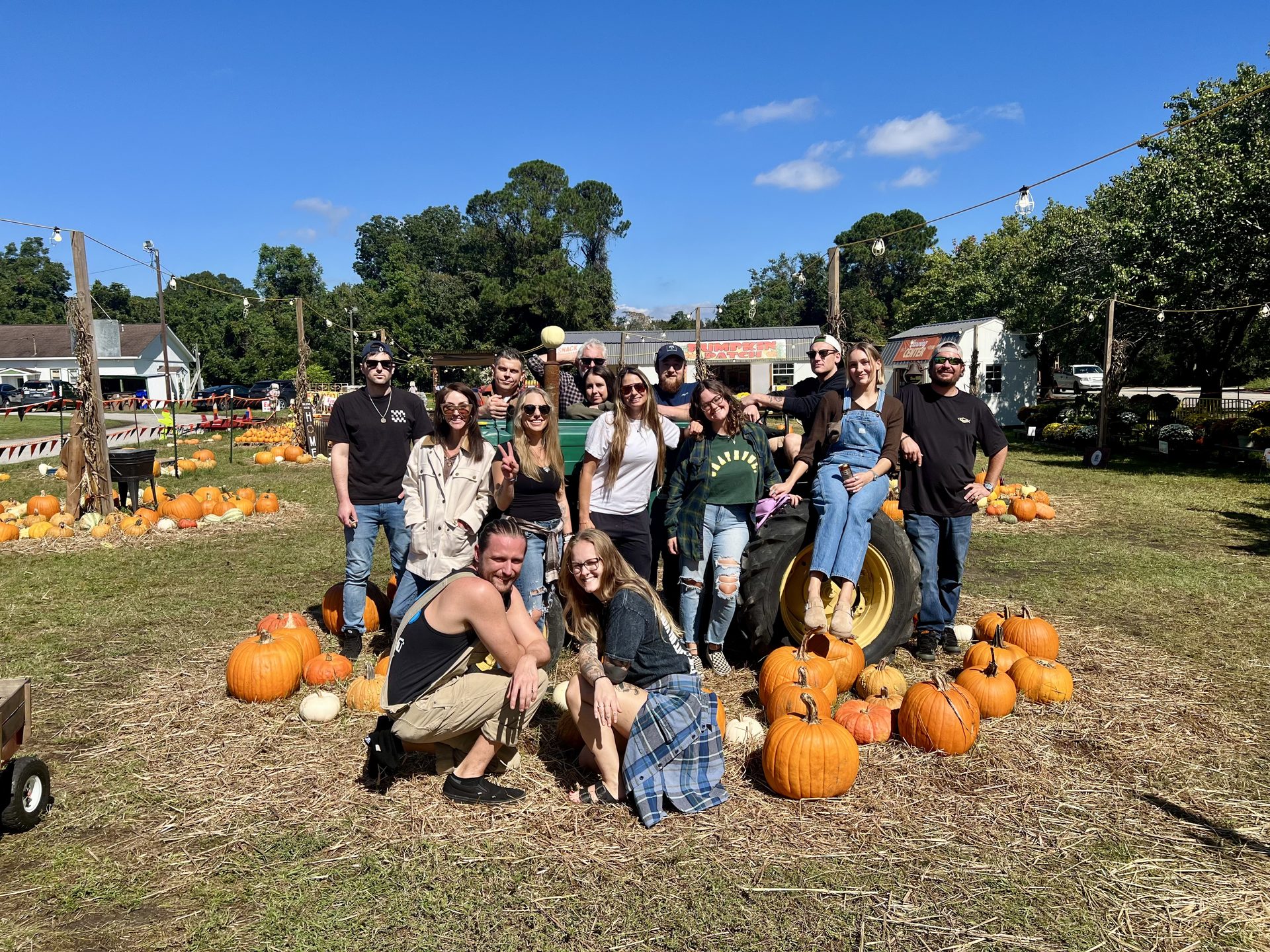 Community outing at the pumpkin patch