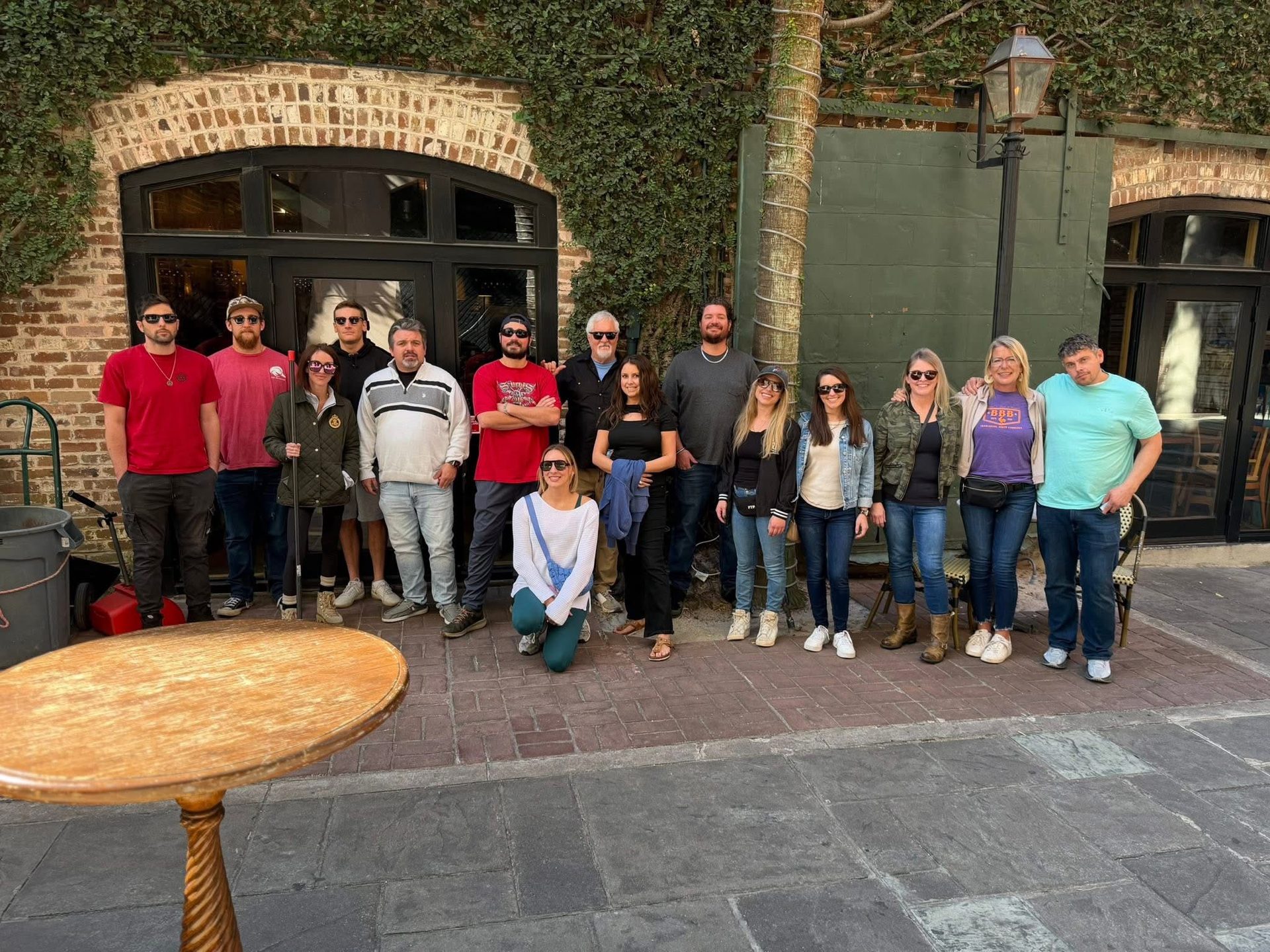 Community outing in downtown Charleston